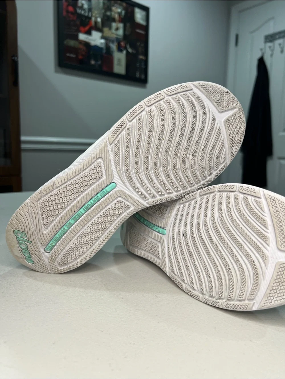 Clove White Elastic Slip-On Sneakers